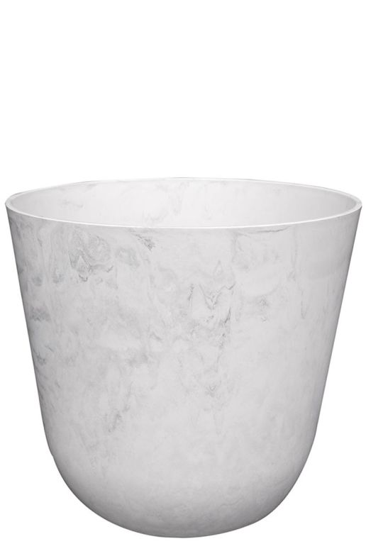 Palermo topf grau weisser marmor