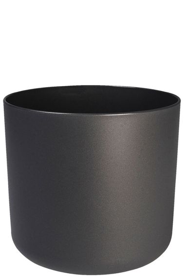 Anthrazit elho blumentopf aus kunststoff