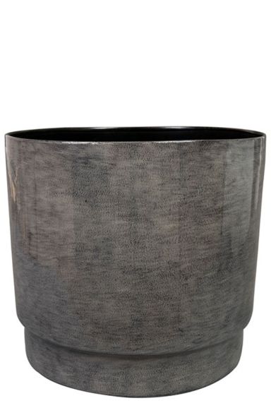 Rens blumentopf metall grau 1